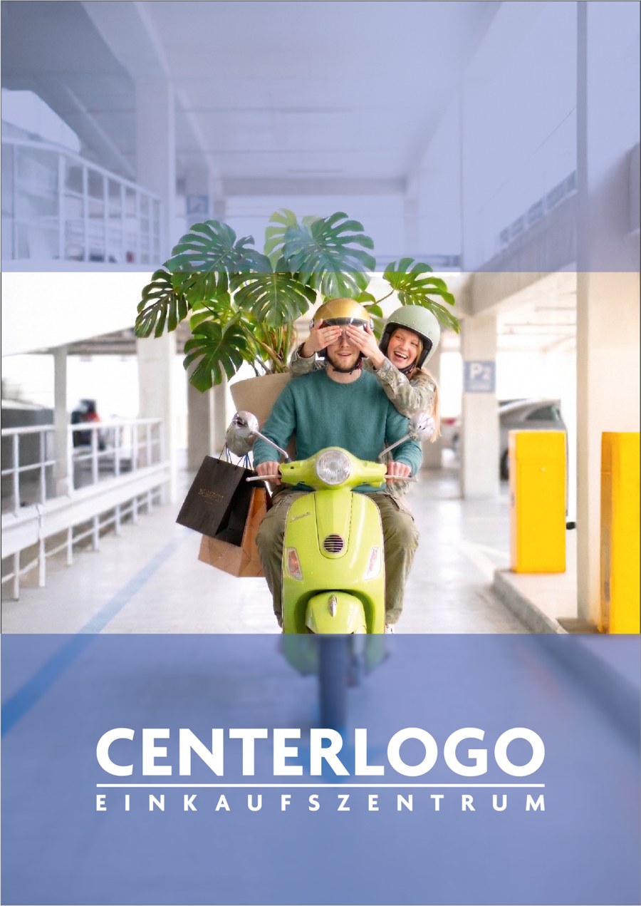 Frosted-Glass unter dem Centerlogo